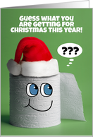 Merry Christmas Coronavirus Pandemic Toilet Paper Humor card