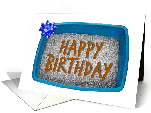 Happy Birthday Litter Box Humor card (1662866)