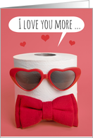 Happy Valentine’s Day Toilet Paper Pandemic Humor card