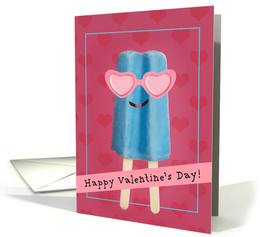 Happy Valentine's Day Cute Ice Pop Humor card (1668134)