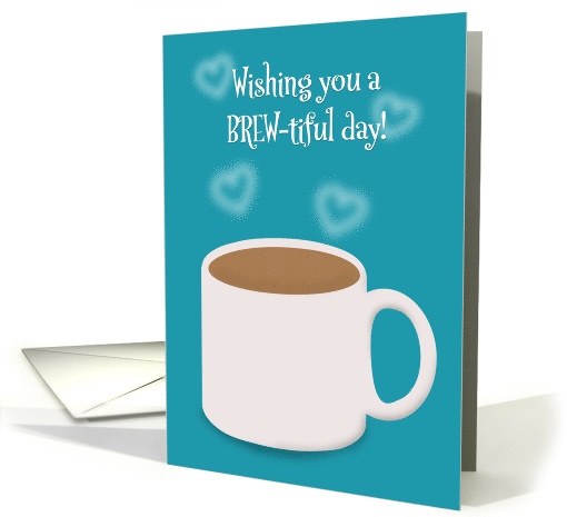 Happy Birthday For Anyone Cup of Coffee card (1669042)