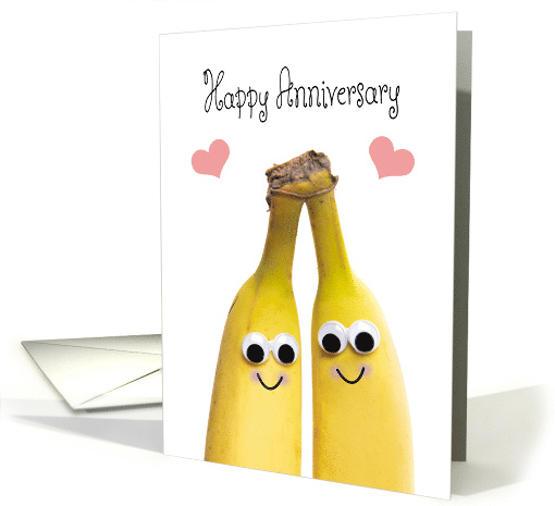 Happy Anniversary Bananas Humor card (1675066)