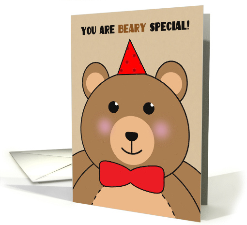 Happy Birthday For Anyone You are Special Teddy Bear card (1675788)
