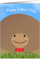 Happy Father’s Day Cute Tortoise in Bow Tie card