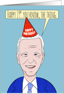 Happy 19th Birthday Funny Forgetful President Humor card