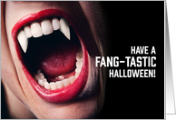 Happy Halloween For Anyone Vampire Fangs Humor card