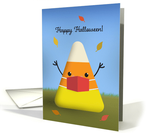 Happy Halloween For Anyone Cute Candy Corn in Face Mask... (1695032)