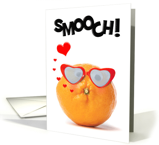 Happy Valentine's Day For Anyone Orange Puckering For... (1723974)