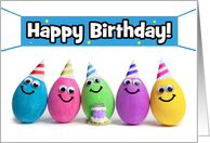 Happy Birthday For Anyone Egg Humor card
