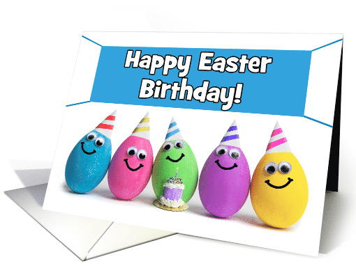 Happy Easter Birthday For Anyone Egg Humor card (1726062)