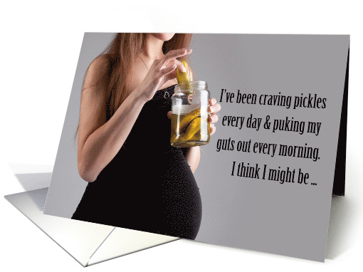 Happy April Fools Day Pregnancy Scare Joke Humor card (1726394)