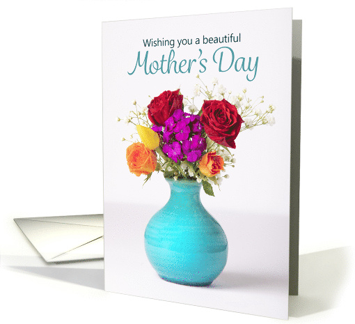 Happy Mother's Day Beautiful Flower Arrangement card (1730426)