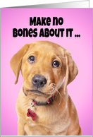Happy Mothers Day From The Dog Cute Puppy Humor card