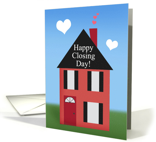 Congratulations on House Closing Day from Real Estate Agent card