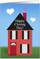 Congratulations on House Closing Day from Real Estate Agent card