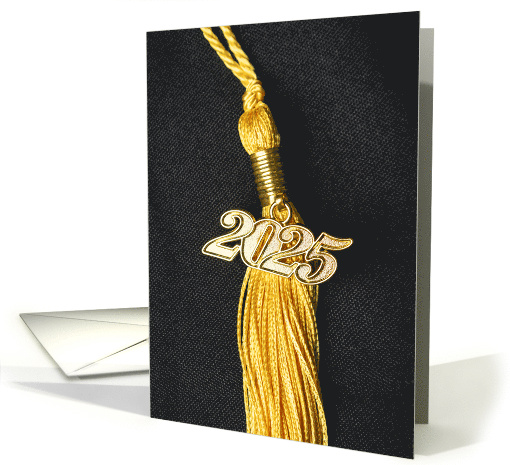 Congratulations Graduate Class of 2025 Tassel card (1787470)