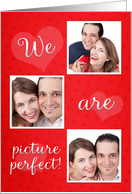 Happy Valentines Day Couple Picture Perfect Your Photos Here Frames card