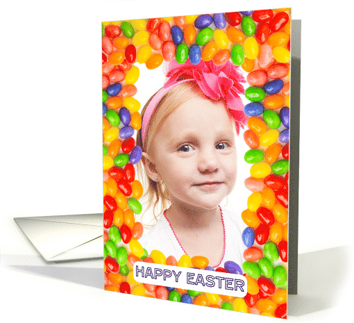Happy Easter Jelly Bean Frame Any Picture Here card (1826444)