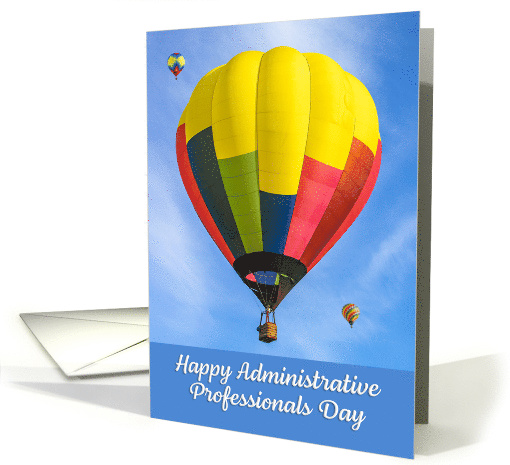 Happy Administrative Professionals Day Colorful Hot Air... (1835294)