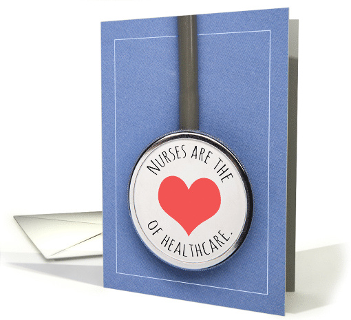 Happy Nurses Day Stethoscope With Heart Photograph card (1837846)