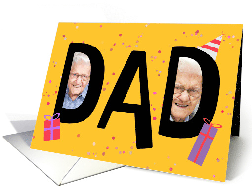Happy Fathers Day DAD Picture Frame Celebration card (1851152)