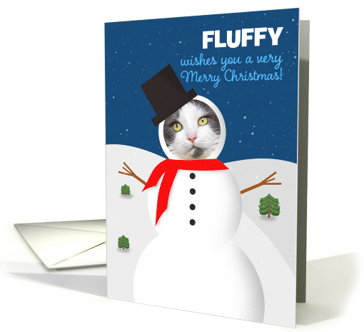 Merry Christmas From Pet Snowman With Custom Name and... (1887128)