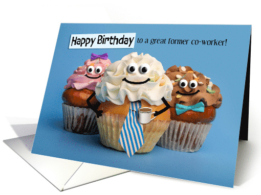 Happy Birthday Custom Former Coworker Office Cupcakes... (1927206)