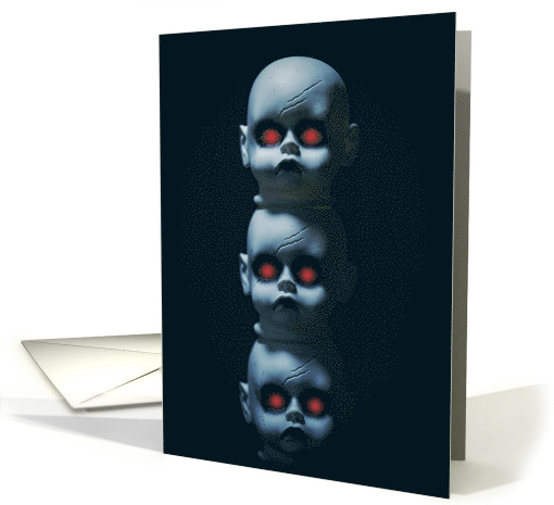 Happy Halloween Creepy Dolls With Red Glowing Eyes... (1936860)