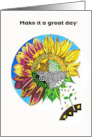 Sunflower Joy Blank Inside card