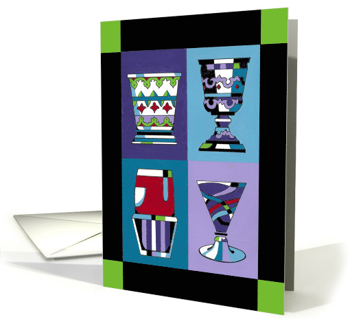 Passover Four Cups, Goblets, Wine card (1523760)