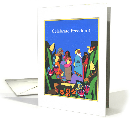 Passover Exodus, Animals, Israelites card (1526374)