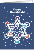 Hanukkah Snowflake,...