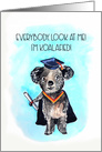 Congratulations on Your Graduation, Funny Koala Bear card