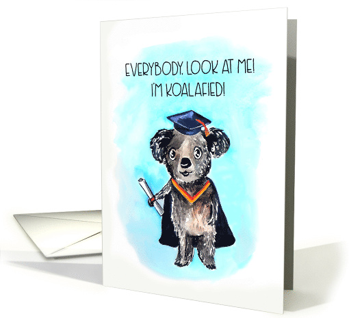 Congratulations on Your Graduation, Funny Koala Bear card (1524298)