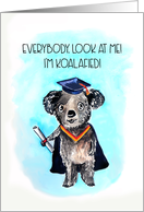 Congratulations on Your Graduation, Funny Koala Bear card