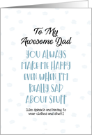 To My Awesome Dad,...