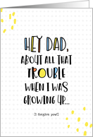 Hey Dad, Trouble...