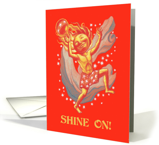 Birthday Sun Jumping in the Sky Happy Mr. Bright Sun card (1528922)