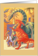 Birthday Dinosaur Fun and Colorful Animal Party Theme card