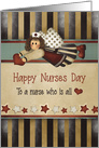 Business Prim Art Angel Nurse Happy Nurses Day card