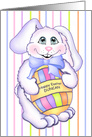 Big Easter Bunny Happy Easter card