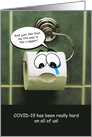 Coronavirus Pandemic Toilet Paper Humor card