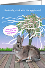 Easter Amid COVID-19 Crisis Bunny TP Humor card