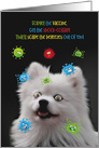 Shocking Solution Dog COVID-19 Social Distancing Humor card