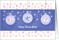 Ornamental Happy Chrismukkah Holiday card