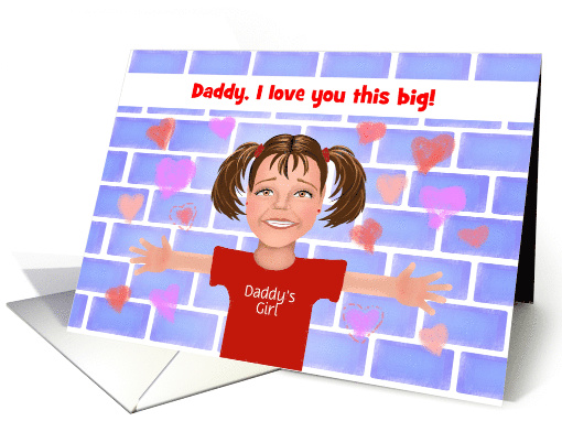 Custom Card For Daddy on Valentine's Day card (1551994)