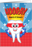 Award of Bravery Dental Recognition Awards card