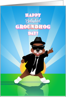 Groundhog Did Not See Shadow Belated Happy Groundhog Day card