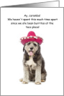 COVID Social Distancing Humor card