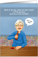 Anxiety Humor for Social Distancing Coronavirus card